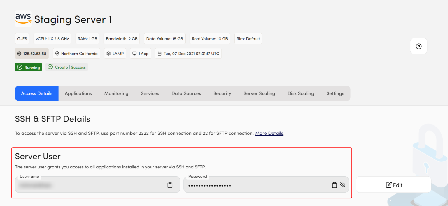 How to connect your application via SSH/SFTP? - Devrims