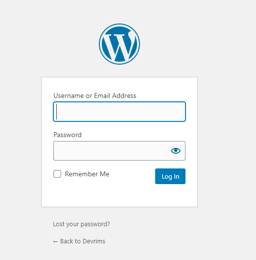 login to your WordPress admin