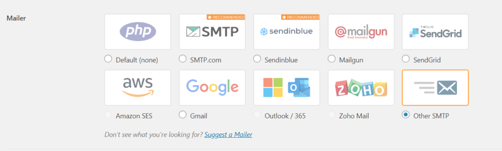 choose any email service provider of your choice